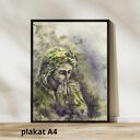 Nostalgia anioła - wydruk artystyczny/plakat (A4)