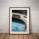 Plakat Autostrada - Kolaż Fine Art Dapidoka (retro vintage kosmos)