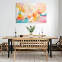 Pastelowy obraz abstrakcyjny - plakat artystyczny 75x50 cm