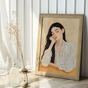 Plakat Portret Dziewczyny 61x91 cm - modny akcent do Twojego salonu