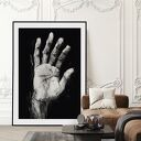 Plakat czarno-biały dla mężczyzny 30x40 cm