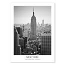 Plakat czarno-biały Miasto New York 40x50 cm