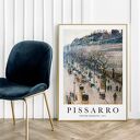 Pissarro Winter Morning - plakat 40x50 cm bez ramy