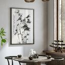Zestaw 2 plakatów 40x50 cm - sztuka japońska w stylu Japandi (set102)