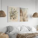 ZESTAW PLAKATÓW 2cz 30x40 cm Botaniczne ilustracje (set191)