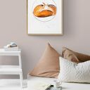 Plakat 30x40 cm Rudy Lisek - bajka na Twojej ścianie
