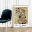 Gustav Klimt Fullfilment - plakat 50x70 cm