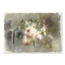Plakat retro z kwiatami 50x40 cm (2 -0242)