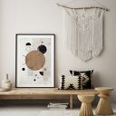 Plakat Geometria w stylu boho - format 50x70 cm