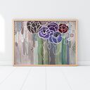 Plakat 50x70 cm - Peonie