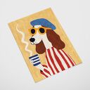 Plakat Francuski piesek - format A4