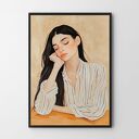 Plakat Portret Dziewczyny 61x91 cm - modny akcent do Twojego salonu