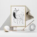 Gwiezdny Jednorożec plakat 40x50 cm