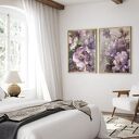ZESTAW PLAKATÓW 2cz 50x70 cm Kwiaty w pastelach (set161)
