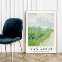 Plakat Van Gogh pastelowy krajobraz 40x50 cm - dekoracja do salonu