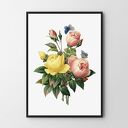 Plakat obraz bukiet 50x70 cm B2