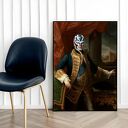 Plakat Luchadore - sztuka obraz portret, format 40x50 cm