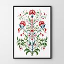 Plakat Folklor 50x70 cm do sypialni