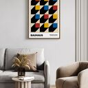 Plakat Bauhaus v2 30x40 cm - geometryczna dekoracja w stylu Bauhausu