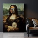 Plakat Krzyk Mony - format 50x70 cm Mona Lisa daVinci