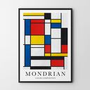 Mondrian Color Composition - plakat 30x40 cm