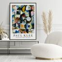Plakat Paul Klee "Yellow Half-Moon and the Y" - format 50x70 cm