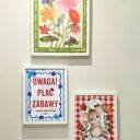 Kolorowy plakat dziecięcy z motywem łąki 30x40 cm