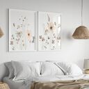 Zestaw plakatów 2-częściowy 40x50 cm Polne kwiaty (set226)
