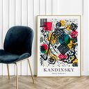 Kandinsky abstrakcja - plakat 50x70 cm