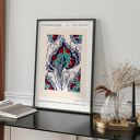 Plakat wystawowy - wzory retro 61x91 cm (8 2 - 0025)
