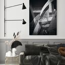 Plakat Architecture 40x50 cm - czarna architektura Hogstudio