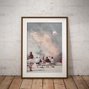Plakat minimalistyczny Perła - Kolaż Fine Art A3