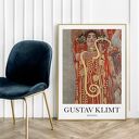 Plakat Gustav Klimt Hygieia - format 50x70 cm