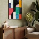Kolorowa geometryczna abstrakcja - plakat 50x70 cm B2