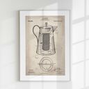 Zestaw plakatów 50x70 cm - tryptyk retro Kawa set66