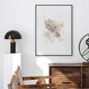 Zestaw 2 plakatów 40x50 cm Abstrakcja i Natura - boho botaniczne raspberryEM