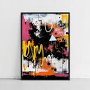 Plakat Kolorowa abstrakcja - format 50x70 cm - premium wydruk