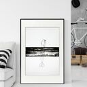 grafika 50X70 cm wykonana ręcznie, plakat, abstrakcja, elegancki minimalizm, obraz