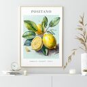 Zestaw 2 plakatów 30x40 cm: pejzaż włoski i cytryny (set113)