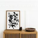 Plakat abstrakcja czarno-biała - 61x91 cm