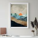 Zestaw plakatów 2-częściowy 50x70 cm - Abstrakcja Pejzaż set62