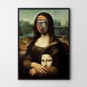 Plakat Krzyk Mony - format 50x70 cm Mona Lisa daVinci
