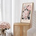 Zestaw plakatów Piwonie Flower Market 2x50x70 cm na ścianę - elegancka dekoracja