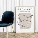 Picasso Gołębica szkic - plakat format 50x70 cm