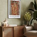 Plakat Gustav Klimt Hygieia w formacie 61x91 cm - złoto