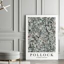 Plakat Pollock Number Nineteen - abstrakcja 50x70 cm