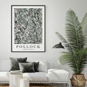 Plakat Pollock Number Nineteen - abstrakcja 50x70 cm