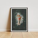 Plakat Wyluzuj - Kolaż Fine Art A3 Dapidoka