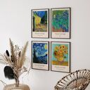 Zestaw 4 plakatów Van Gogh 50x70 cm - reprodukcje, bez ram