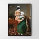 Plakat duet Sztuka 61x91 cm Hogstudio